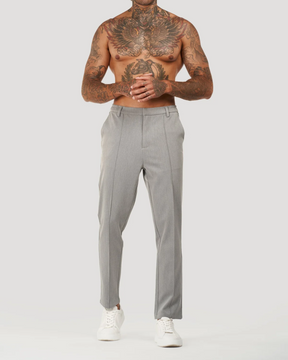 Pantalon de Costume Homme en Tailleur Capri [Tissu Premium]