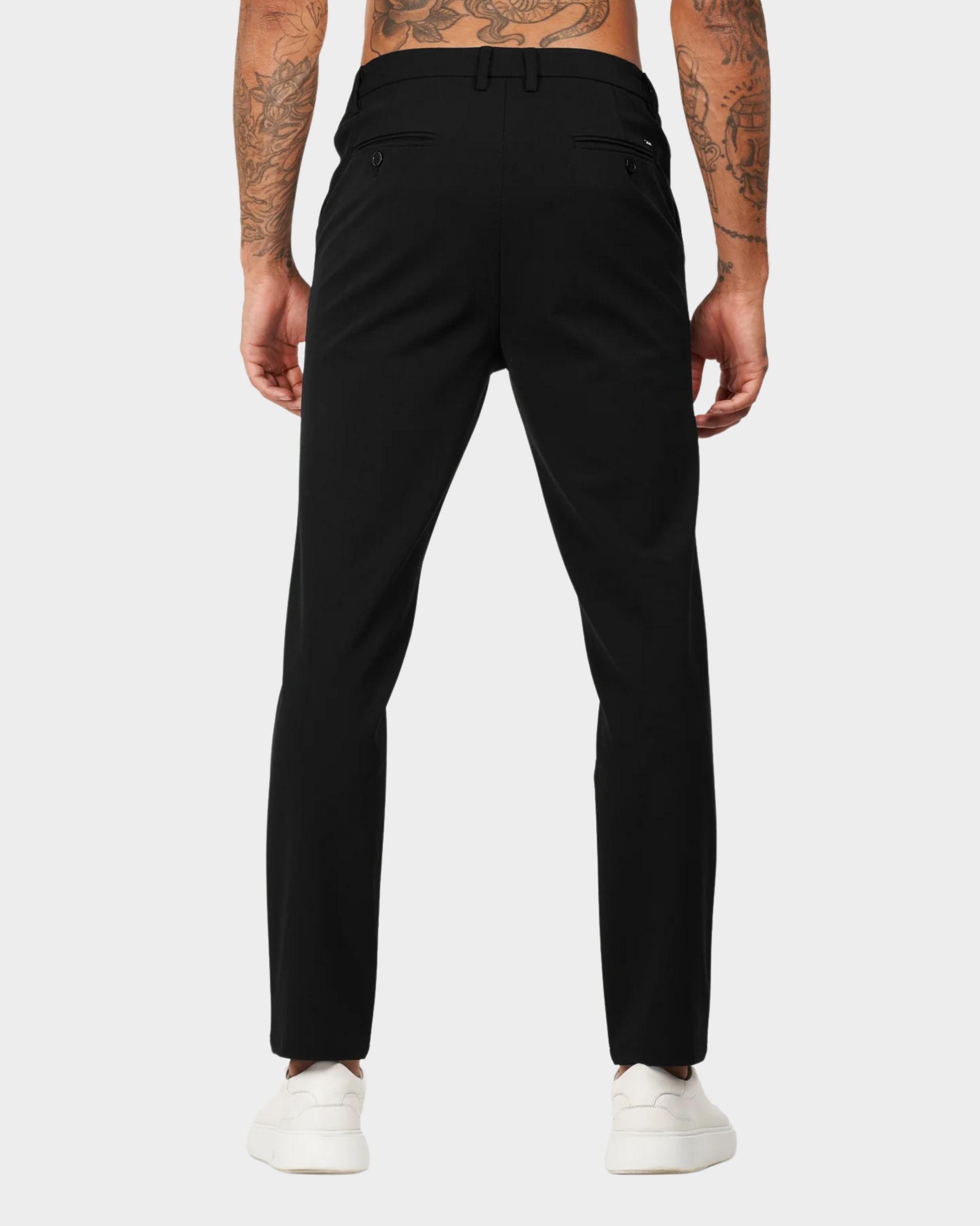 Pantalon de Costume Homme en Tailleur Capri [Tissu Premium]