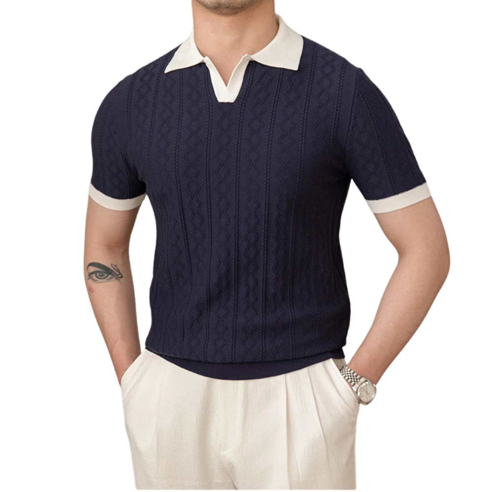 Camisa Polo Masculina Tricot Madrid