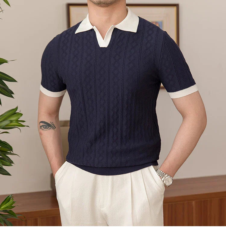 Camisa Polo Masculina Tricot Madrid