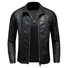 Veste en Cuir pour Homme Motard Bellvian - BL126